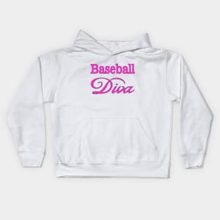 Baseball Diva Kids Hoodie